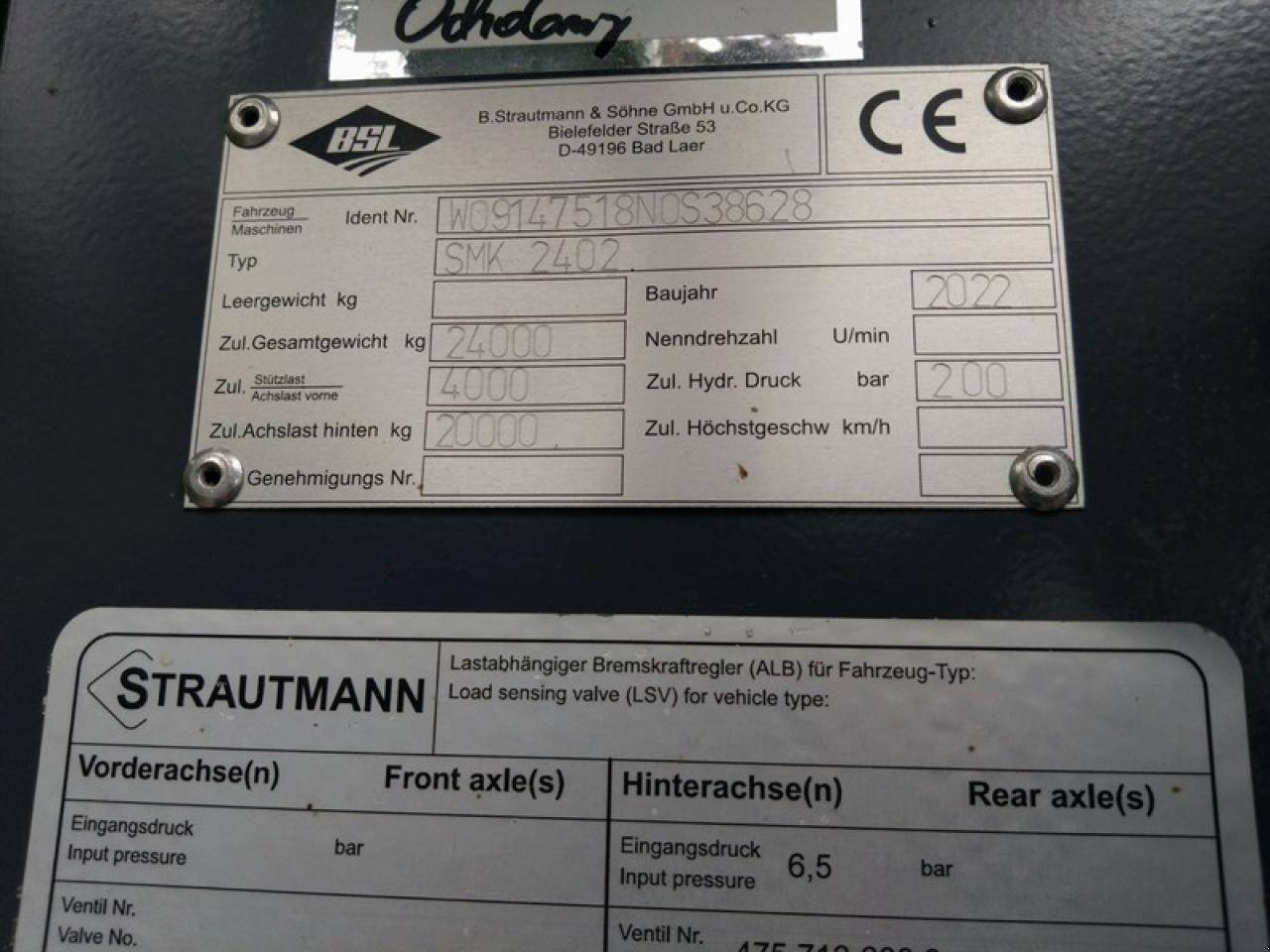 Kipper του τύπου Strautmann SMK 2402, Neumaschine σε Vehlow (Φωτογραφία 8)