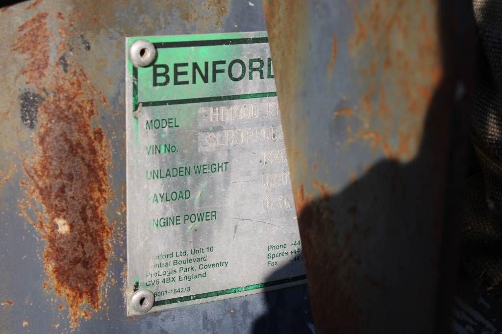 Kipper des Typs Terex Benford HD1000, Gebrauchtmaschine in Rucphen (Bild 7)