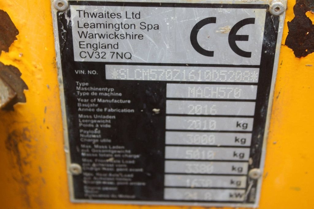 Kipper van het type Thwaites 570, Gebrauchtmaschine in Antwerpen (Foto 8)