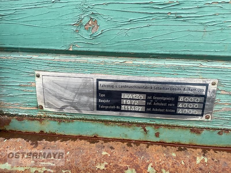 Kipper des Typs Unsinn UKA 120, Gebrauchtmaschine in Rohr i .NB (Bild 4)