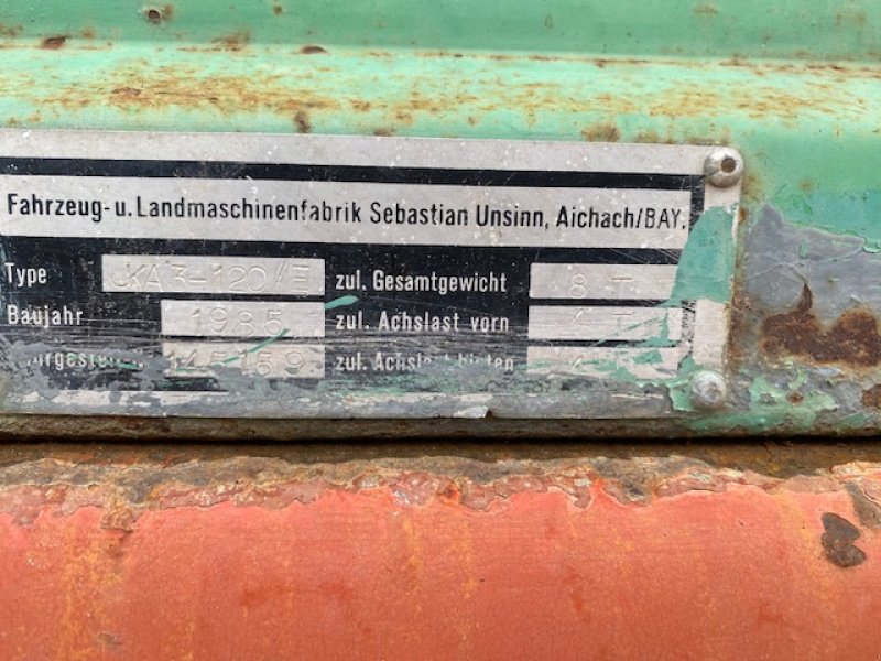 Kipper typu Unsinn UKA 3-120, Gebrauchtmaschine v Eitensheim (Obrázek 4)