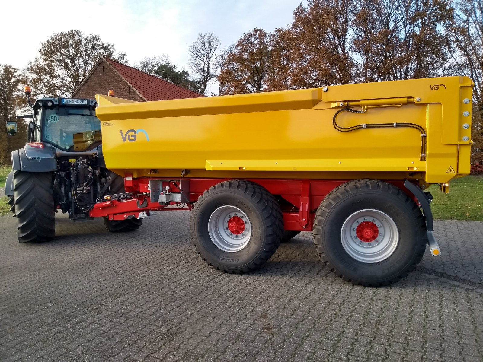 Kipper typu VGM -Van Ginkel machines- ZK 22-2L Schwerlast-Muldenkipper, 24.000kg zul. Gesamtgewicht **sofort lieferbar!**, Neumaschine w Bocholt (Zdjęcie 4)