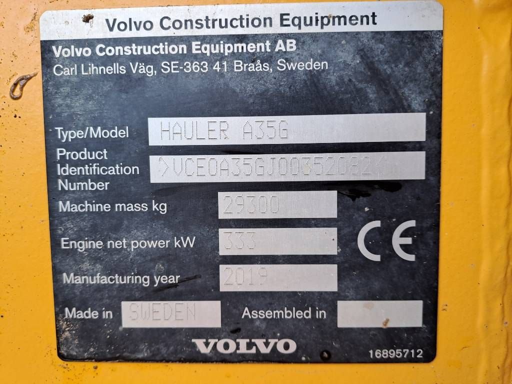 Kipper des Typs Volvo A 35 G (4 pieces available), Gebrauchtmaschine in Stabroek (Bild 10)