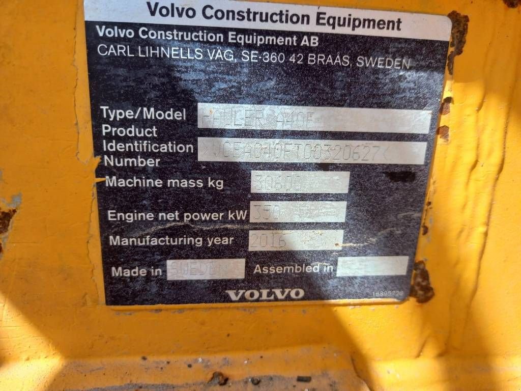 Kipper des Typs Volvo A 40 F (Abu Dhabi), Gebrauchtmaschine in Stabroek (Bild 10)