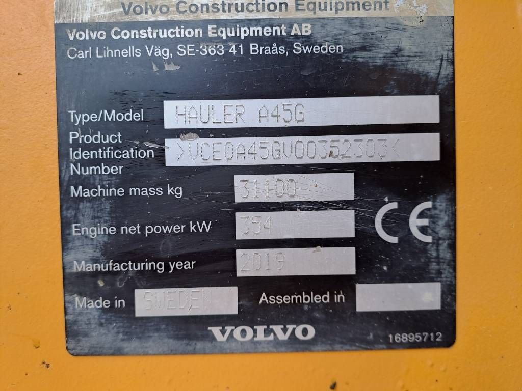 Kipper des Typs Volvo A 45 G, Gebrauchtmaschine in Stabroek (Bild 11)