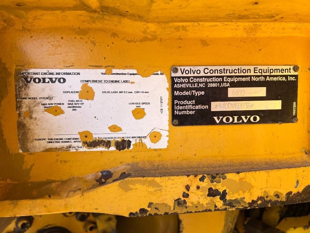 Kipper tip Volvo A40D, Gebrauchtmaschine in Venlo (Poză 8)