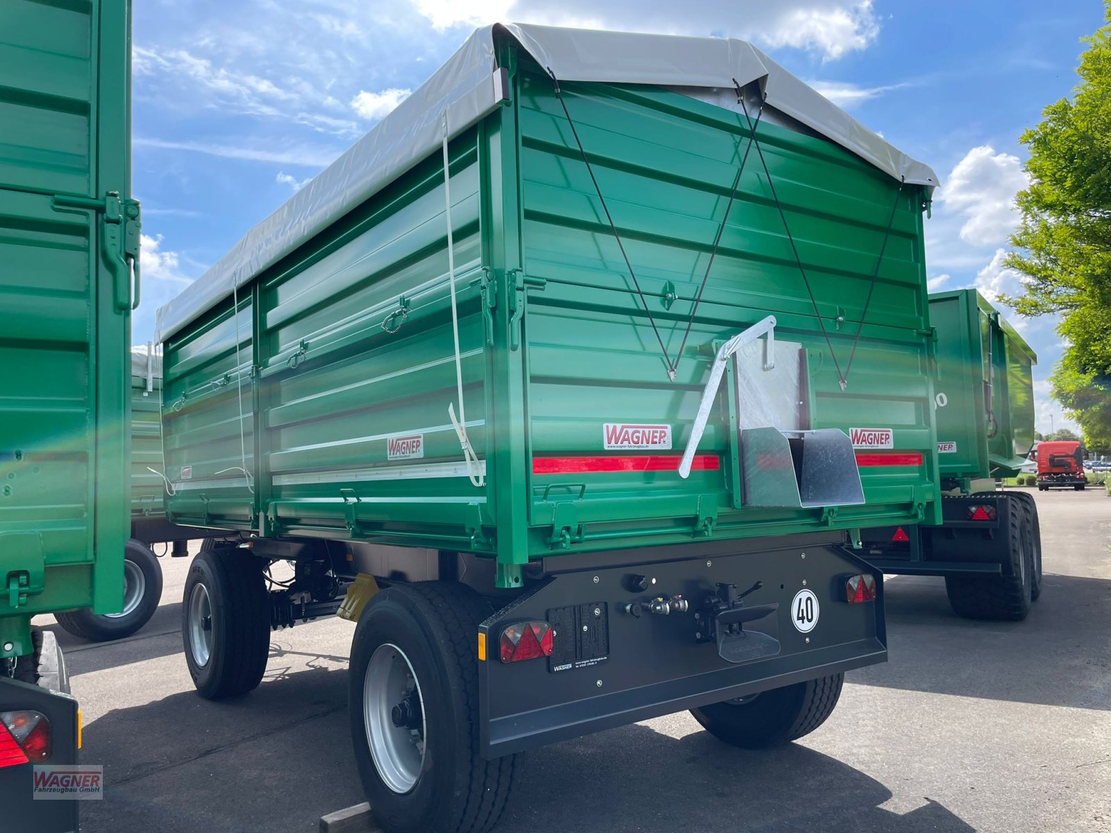 Kipper typu Wagner 2-Achs-3-Seitenkipper, 18to., Neumaschine v Deiningen (Obrázek 1)