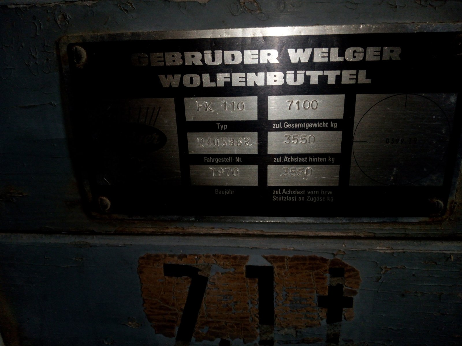 Kipper типа Welger FK 110, Gebrauchtmaschine в Vilsbiburg (Фотография 3)