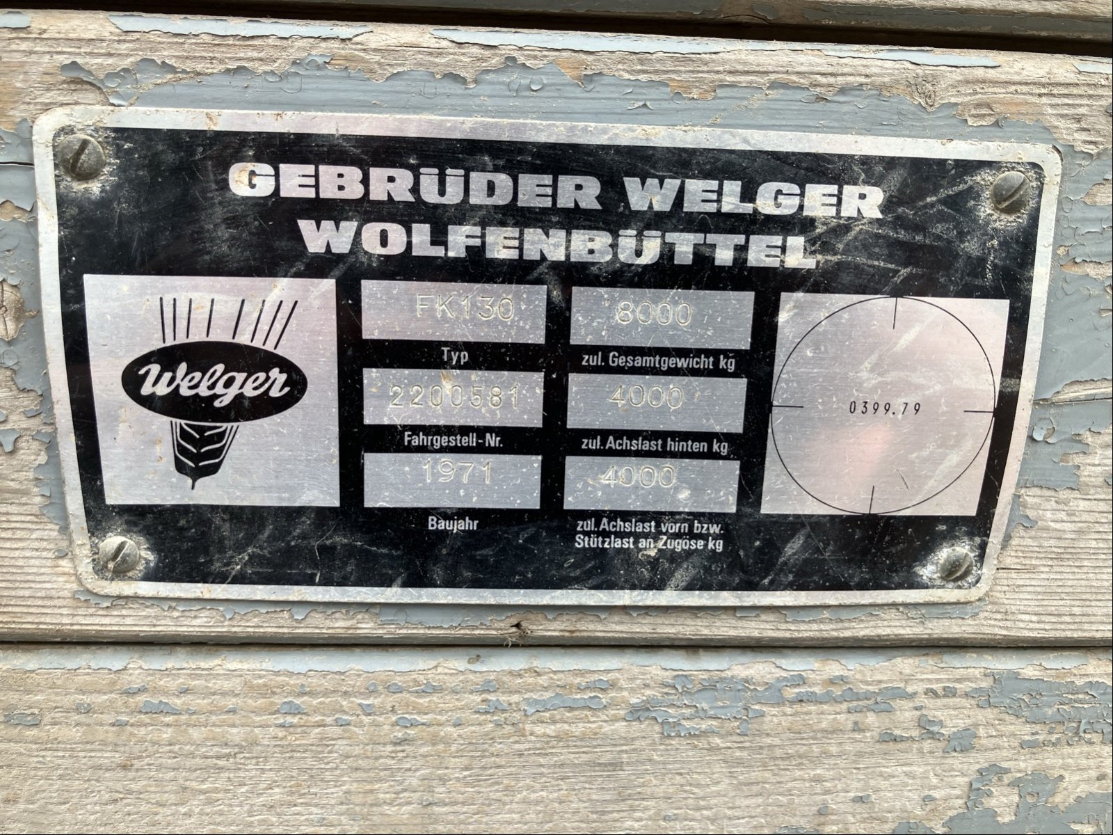 Kipper des Typs Welger FK 130 Anhänger 2-Seiten, Gebrauchtmaschine in Wittingen (Bild 6)