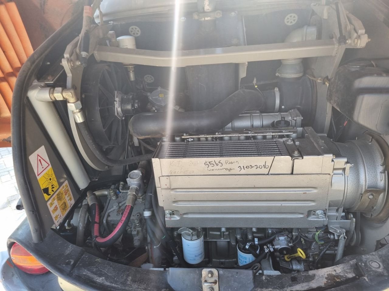 Knickgelenkte Baggerlader del tipo Atlas 65, Gebrauchtmaschine In Lunteren (Immagine 8)