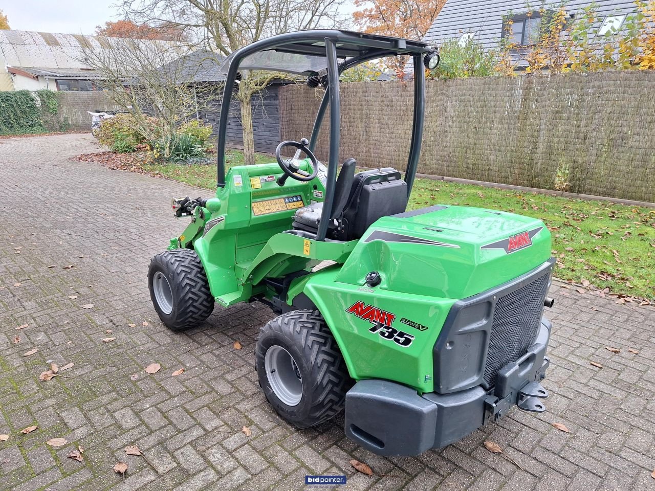 Knickgelenkte Baggerlader tipa Avant 735 TDL, Gebrauchtmaschine u Deurne (Slika 4)