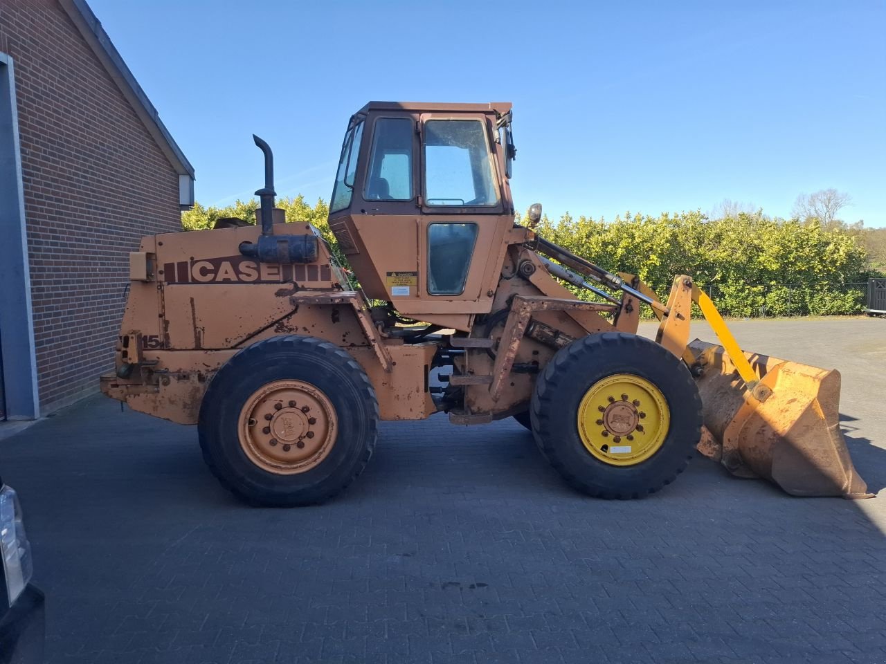 Knickgelenkte Baggerlader van het type Case W15, Gebrauchtmaschine in nistelrode (Foto 1)