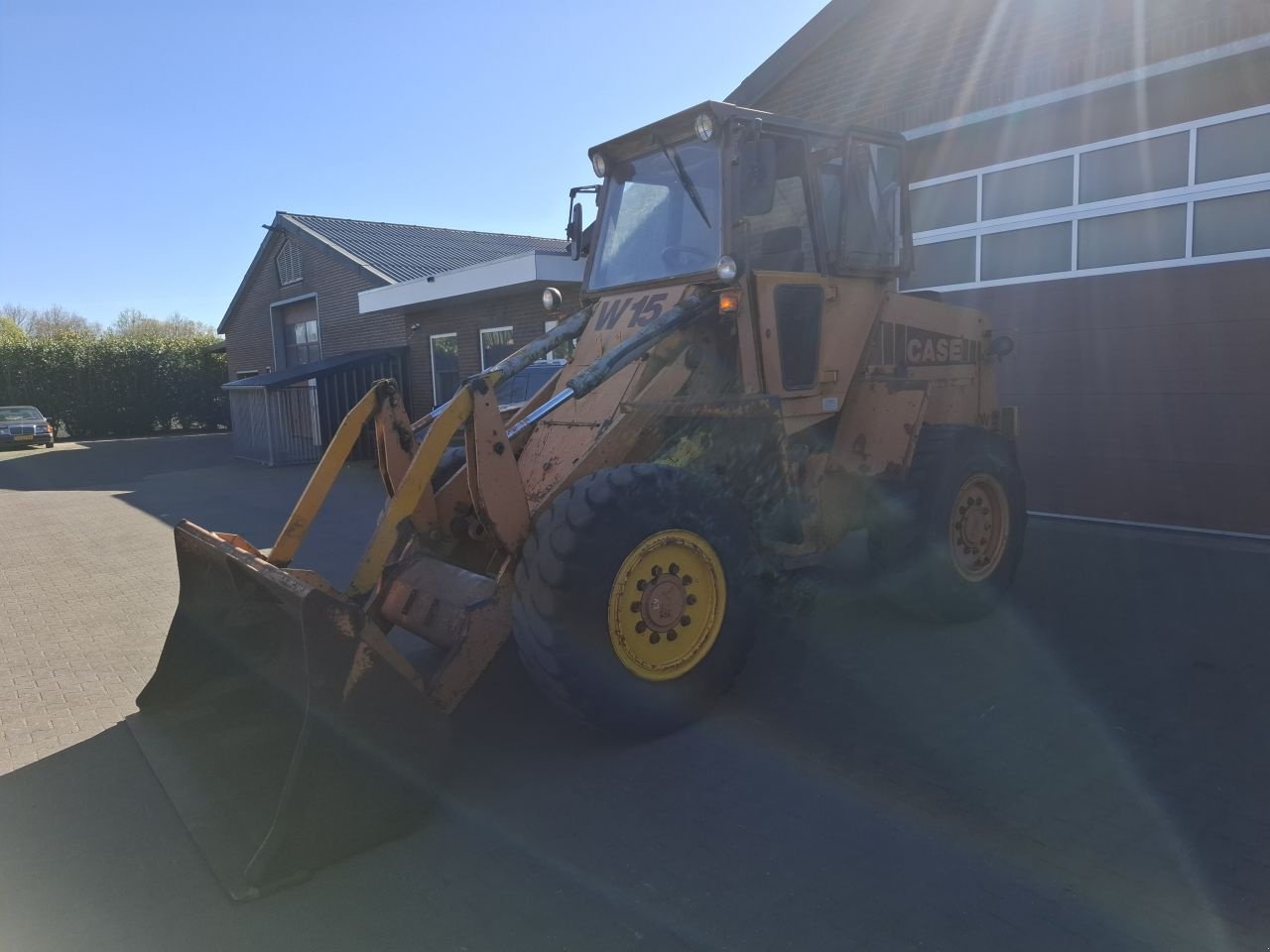 Knickgelenkte Baggerlader van het type Case W15, Gebrauchtmaschine in nistelrode (Foto 2)