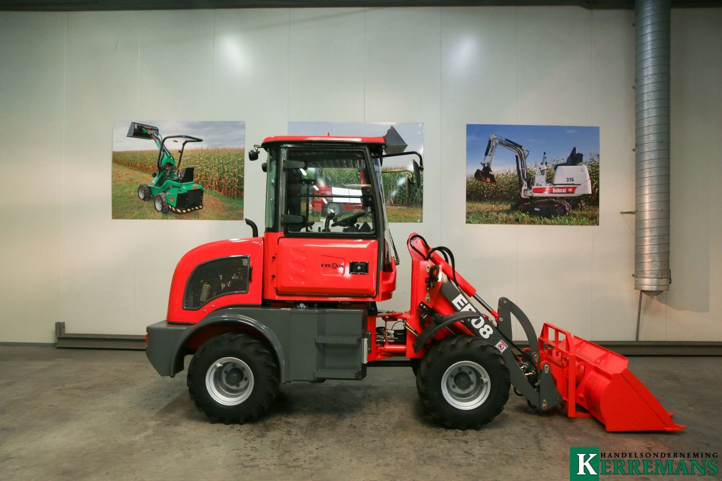 Knickgelenkte Baggerlader a típus Everun ER08, Neumaschine ekkor: Dronten (Kép 4)