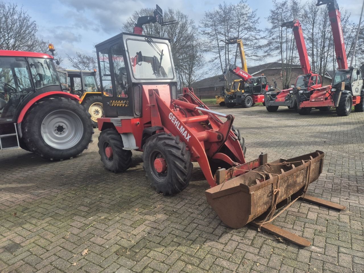 Knickgelenkte Baggerlader a típus Gehlmax KL405, Gebrauchtmaschine ekkor: Lunteren (Kép 4)