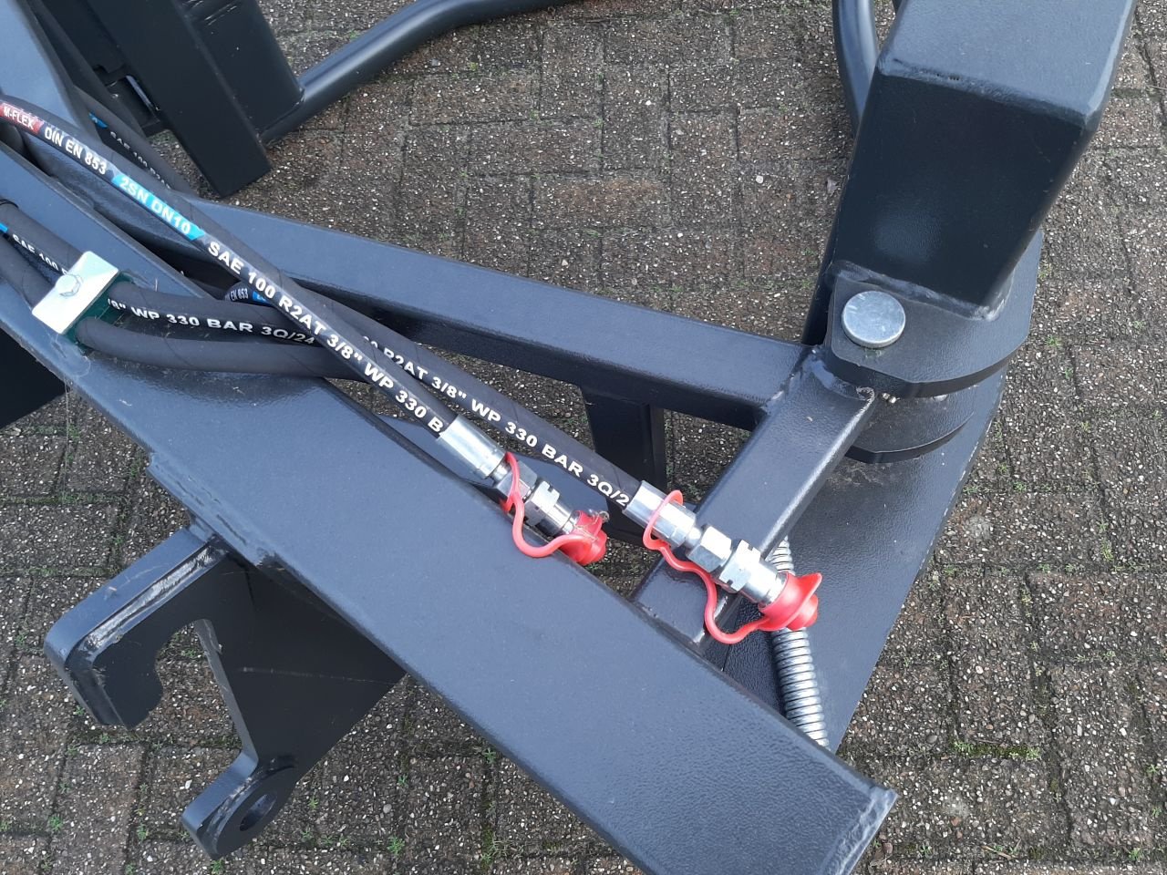 Knickgelenkte Baggerlader tip HSM Balenklem GiANT snelwissel, Neumaschine in Hardegarijp (Poză 6)