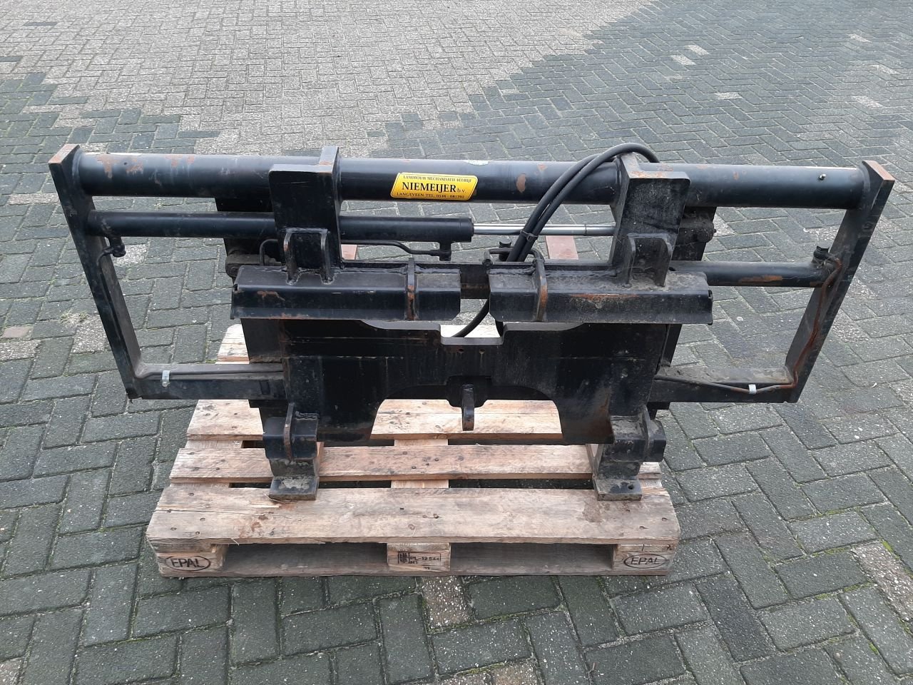 Knickgelenkte Baggerlader tip HSM Palletvork, Gebrauchtmaschine in Hardegarijp (Poză 2)