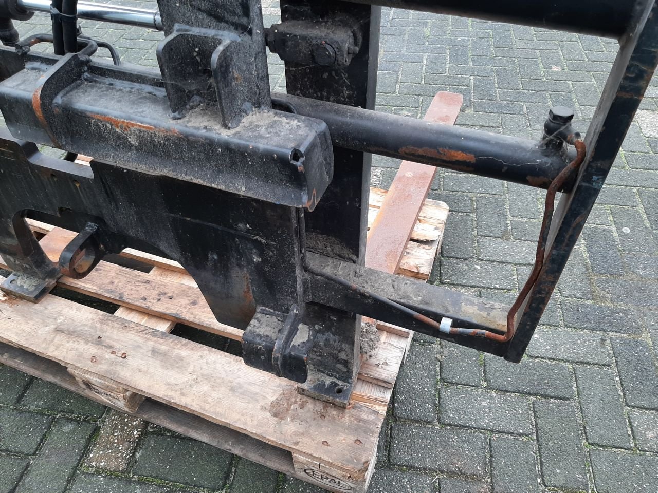 Knickgelenkte Baggerlader tip HSM Palletvork, Gebrauchtmaschine in Hardegarijp (Poză 6)