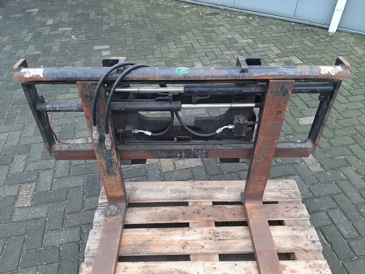 Knickgelenkte Baggerlader tip HSM Palletvork, Gebrauchtmaschine in Hardegarijp (Poză 5)