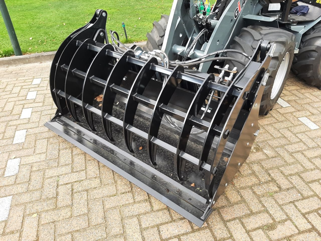 Knickgelenkte Baggerlader van het type HSM Puinbak met bovenklem 1.70m, Neumaschine in Hardegarijp (Foto 2)