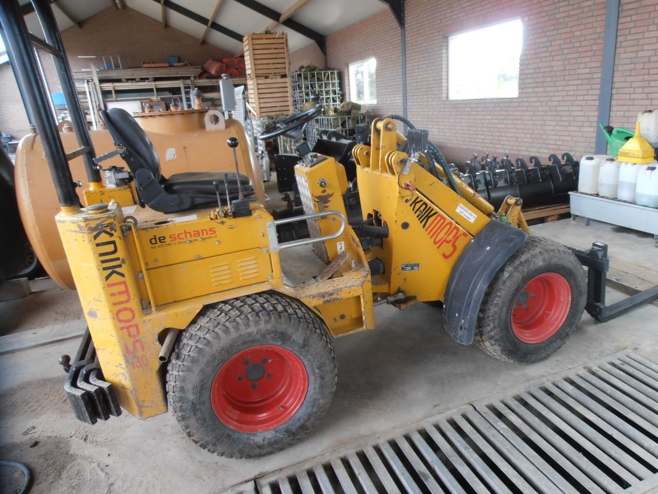 Knickgelenkte Baggerlader типа Knikmops 130-90, Gebrauchtmaschine в Kerkdriel (Фотография 3)