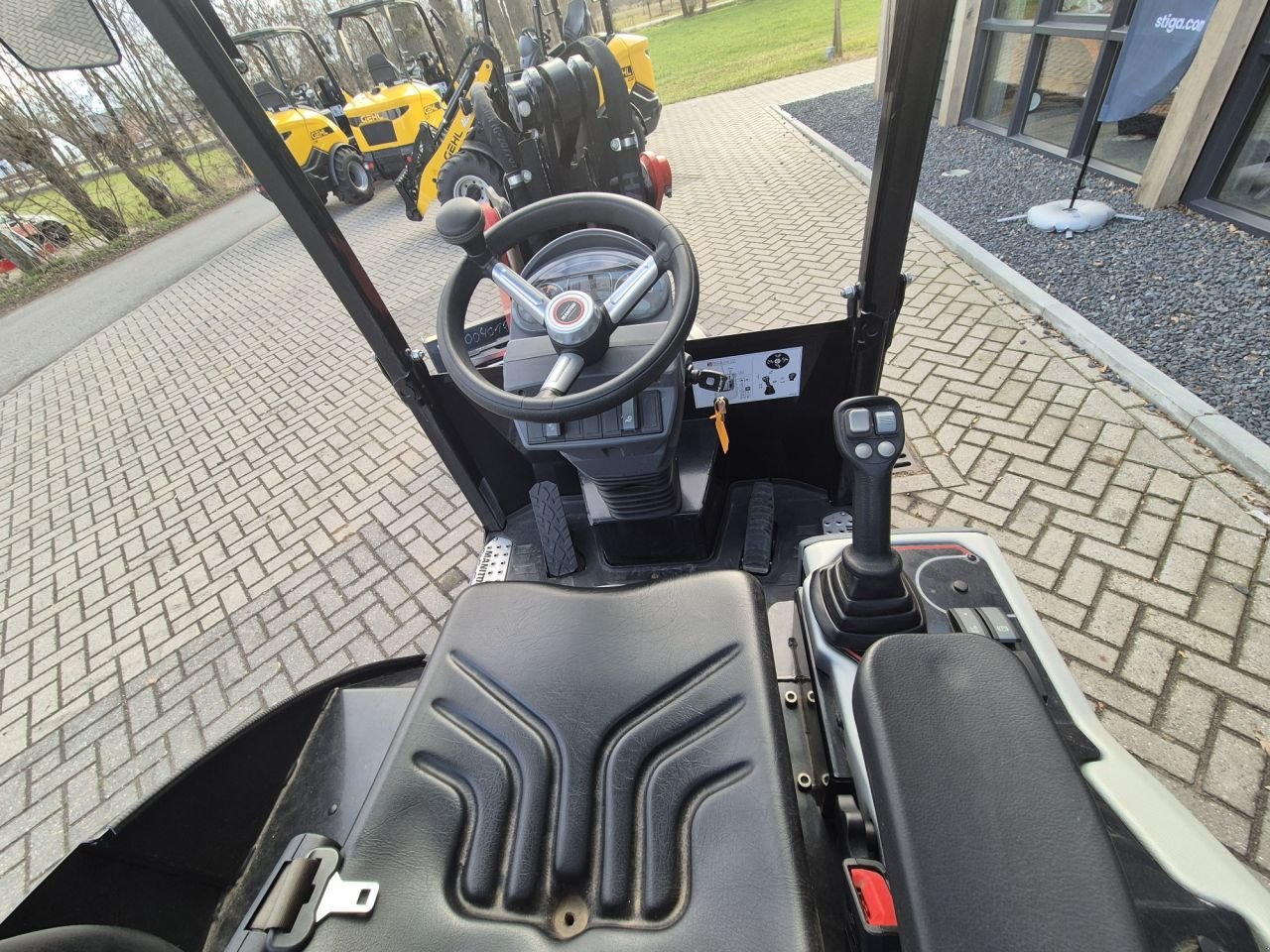 Knickgelenkte Baggerlader typu Manitou MLA 2-25, Gebrauchtmaschine w Lunteren (Zdjęcie 9)