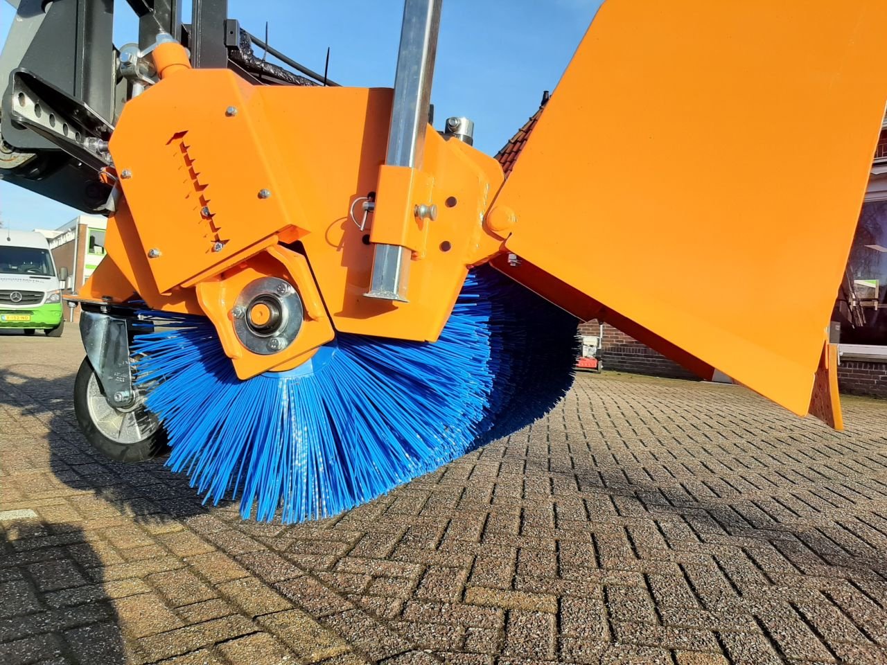 Knickgelenkte Baggerlader vrste Padagas veegborstel voor GiANT 1.45m, Neumaschine v Hardegarijp (Slika 11)