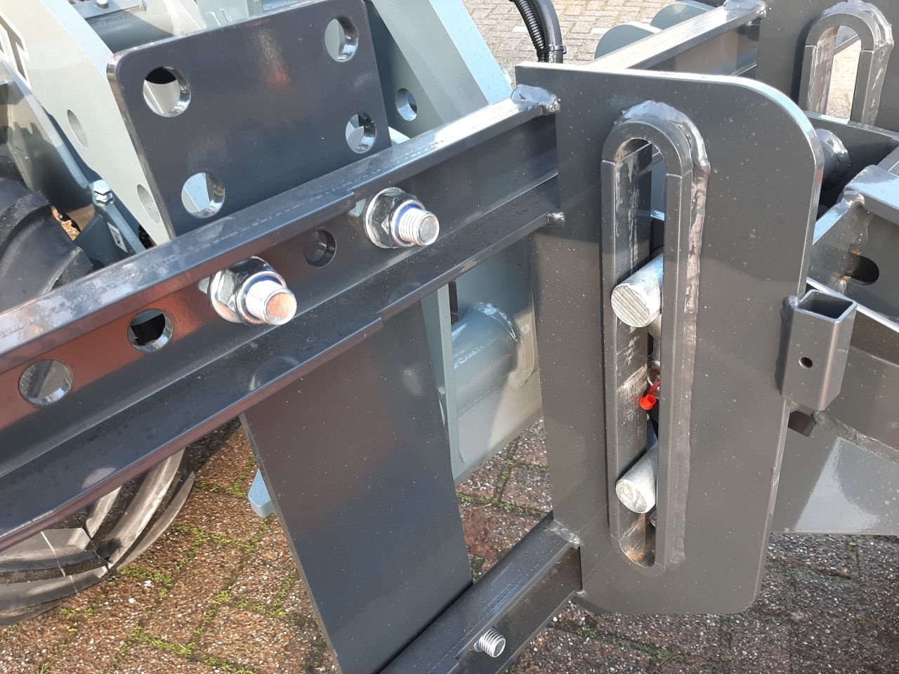 Knickgelenkte Baggerlader des Typs Padagas veegborstel voor GiANT 1.45m, Neumaschine in Hardegarijp (Bild 5)