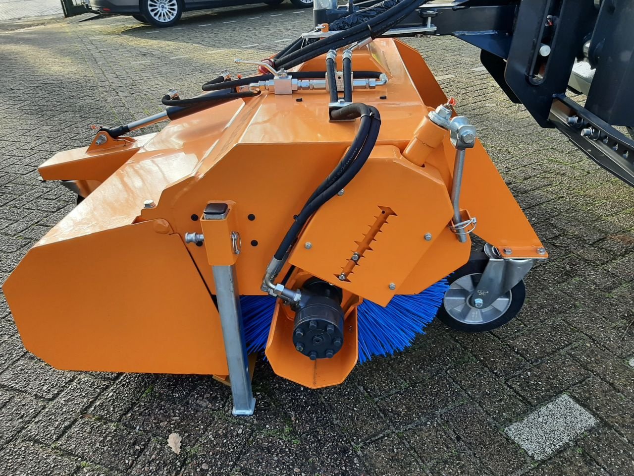 Knickgelenkte Baggerlader des Typs Padagas veegborstel voor GiANT 1.45m, Neumaschine in Hardegarijp (Bild 8)