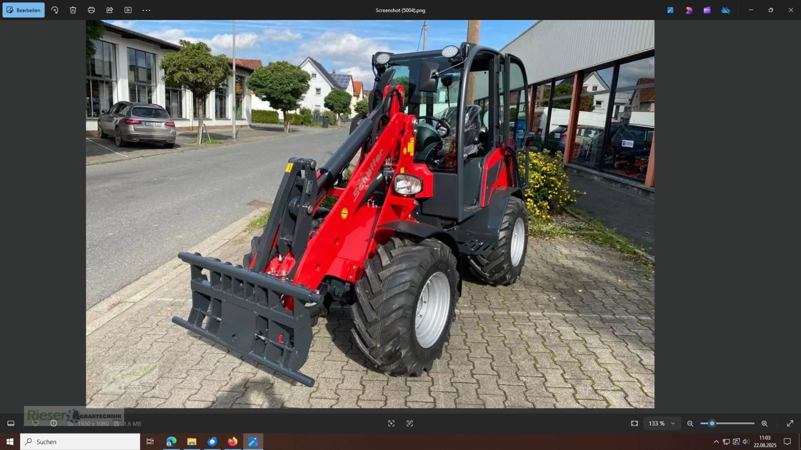 Knickgelenkte Baggerlader a típus Schäffer 3650 Vollkabine, Hubkraft 2000 kg, Neumaschine ekkor: Nördlingen (Kép 3)