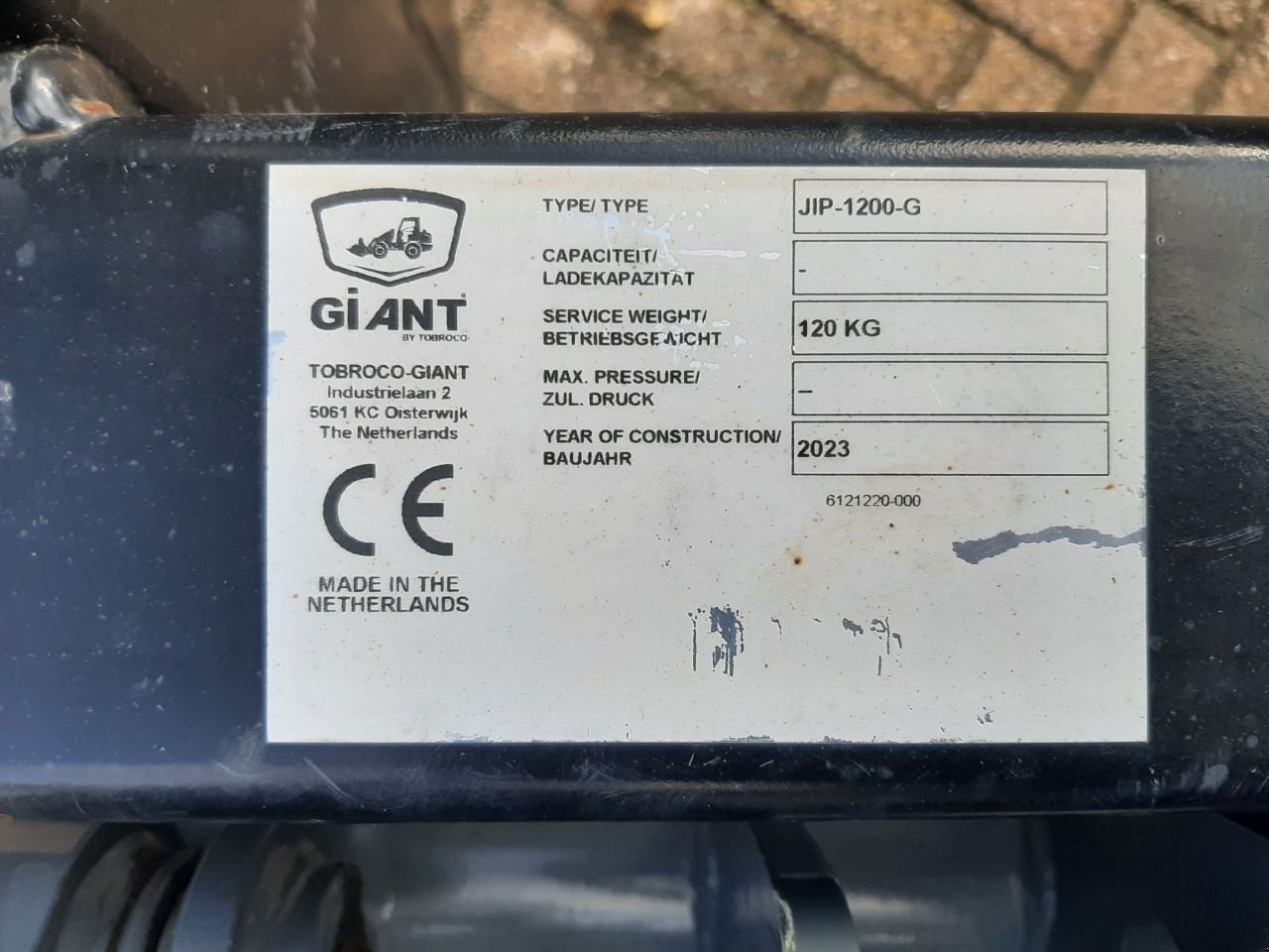 Knickgelenkte Baggerlader van het type Sonstige Giant JIP-1200-G, Gebrauchtmaschine in Hardegarijp (Foto 5)