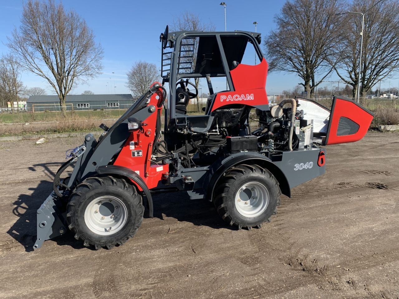 Knickgelenkte Baggerlader des Typs Sonstige PACAM minishovel Hoflader, Neumaschine in Deurne (Bild 4)