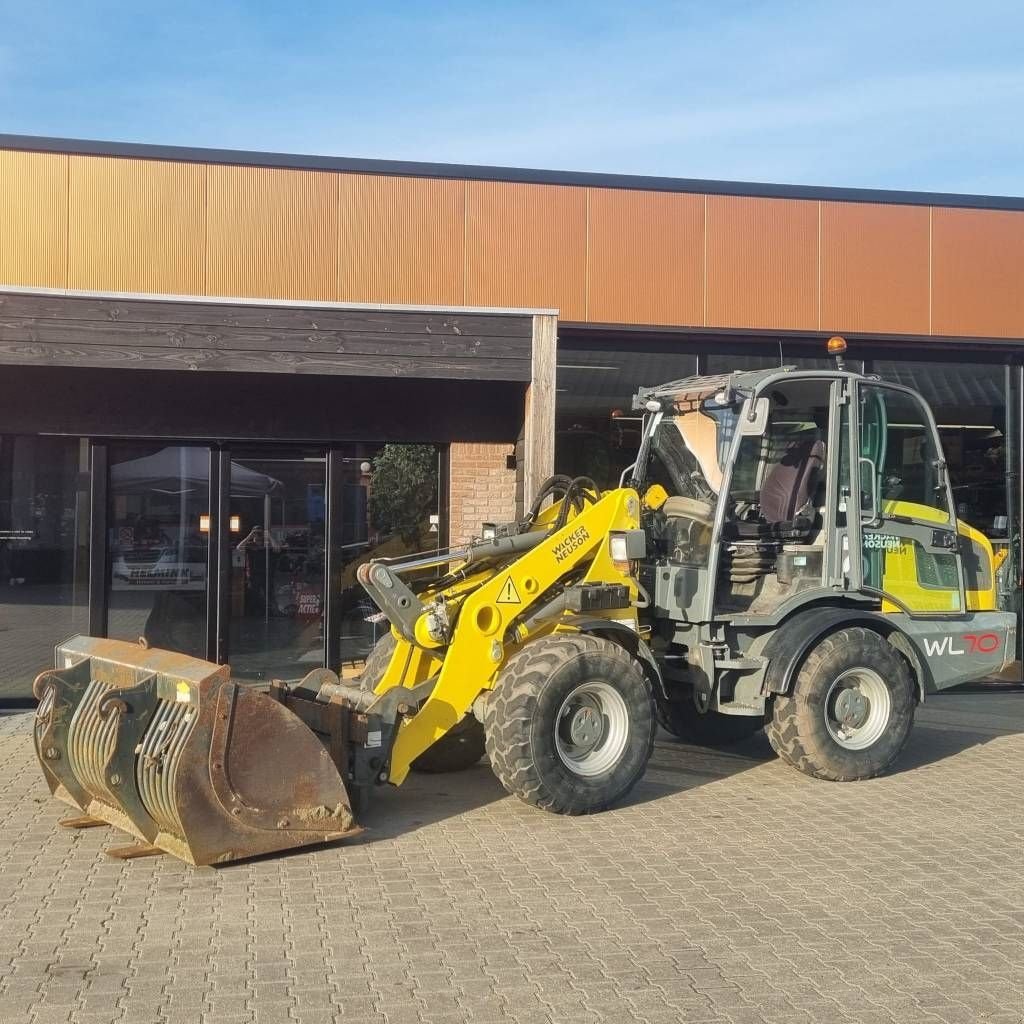 Knickgelenkte Baggerlader du type Wacker Neuson Voorzien van Laserbord WL 70, Gebrauchtmaschine en Doetinchem (Photo 10)