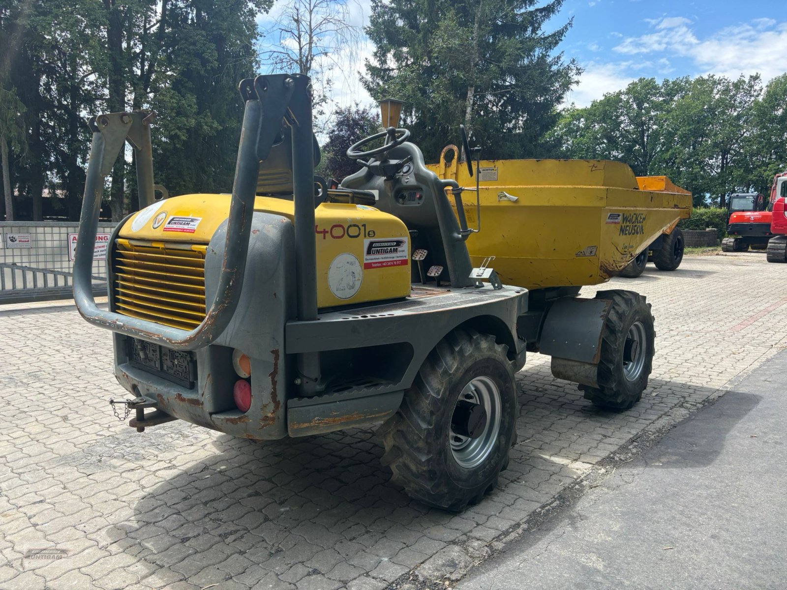 Knickgelenkte Dumper от тип Wacker Neuson 4001, Gebrauchtmaschine в Deutsch - Goritz (Снимка 8)