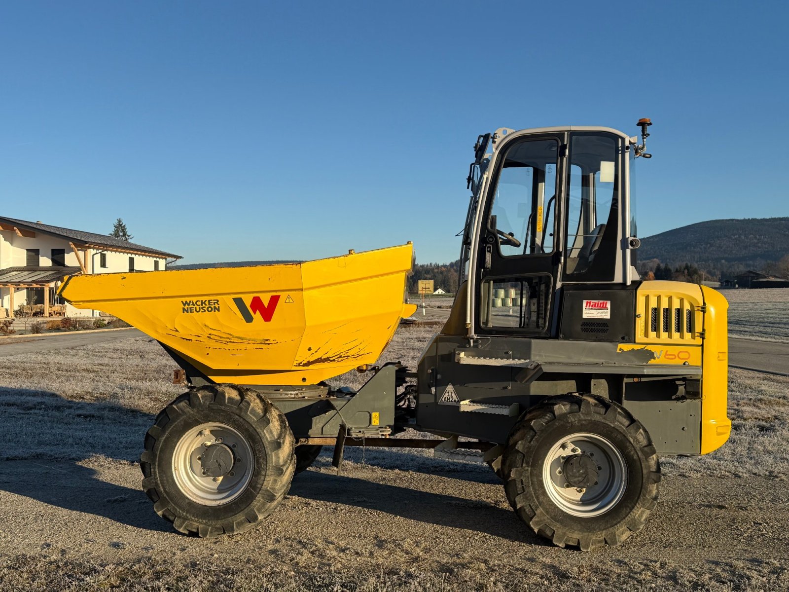 Knickgelenkte Dumper Türe ait Wacker Neuson DW 60, Gebrauchtmaschine içinde Neureichenau (resim 1)