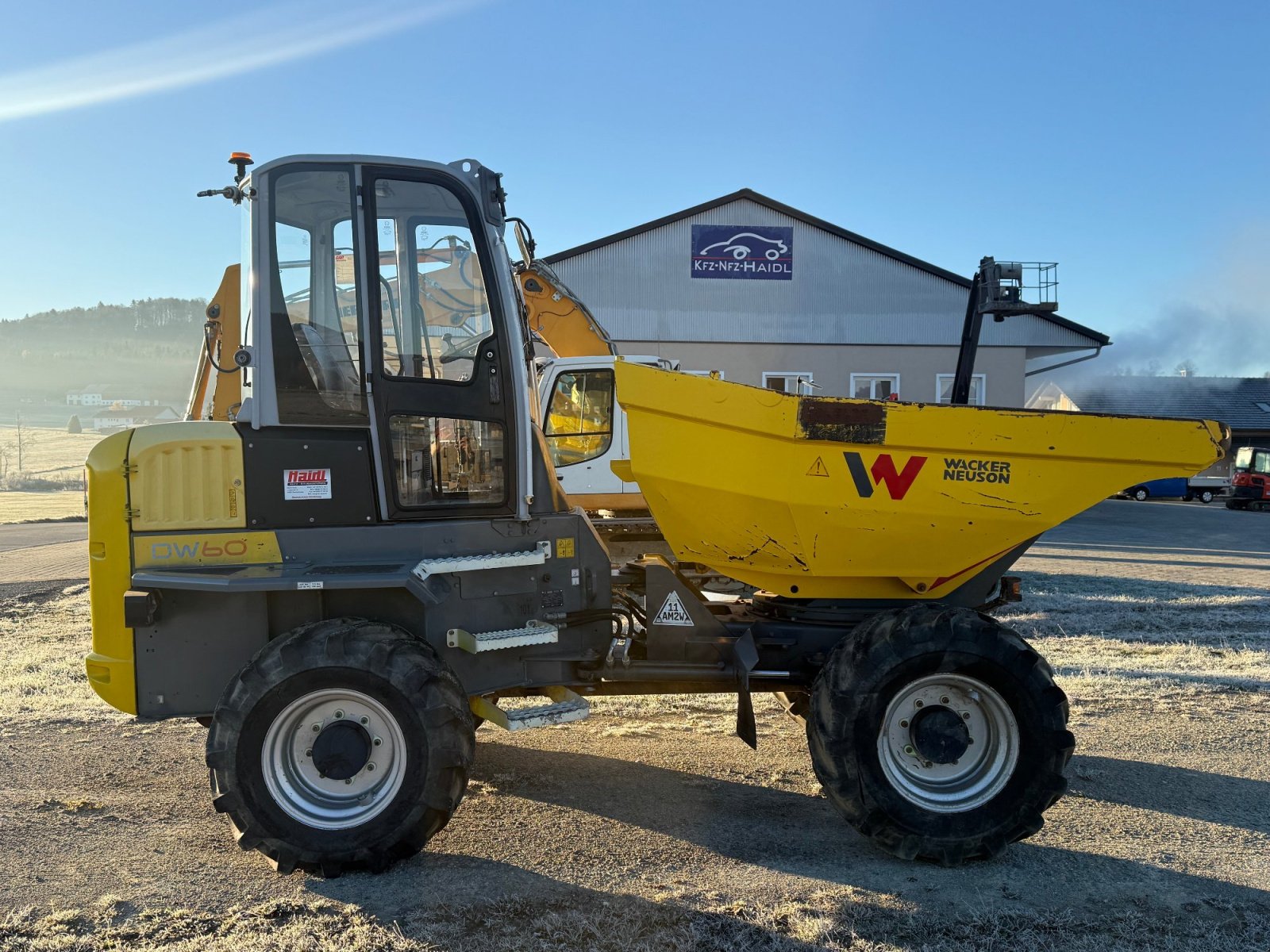 Knickgelenkte Dumper Türe ait Wacker Neuson DW 60, Gebrauchtmaschine içinde Neureichenau (resim 4)