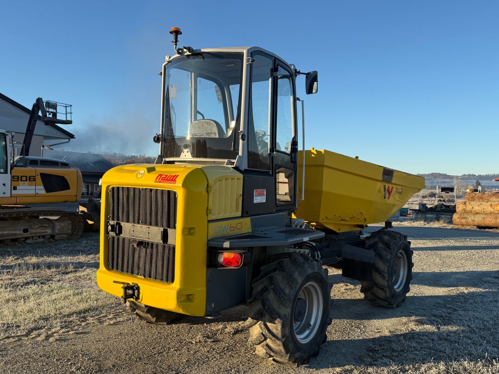 Knickgelenkte Dumper Türe ait Wacker Neuson DW 60, Gebrauchtmaschine içinde Neureichenau (resim 5)