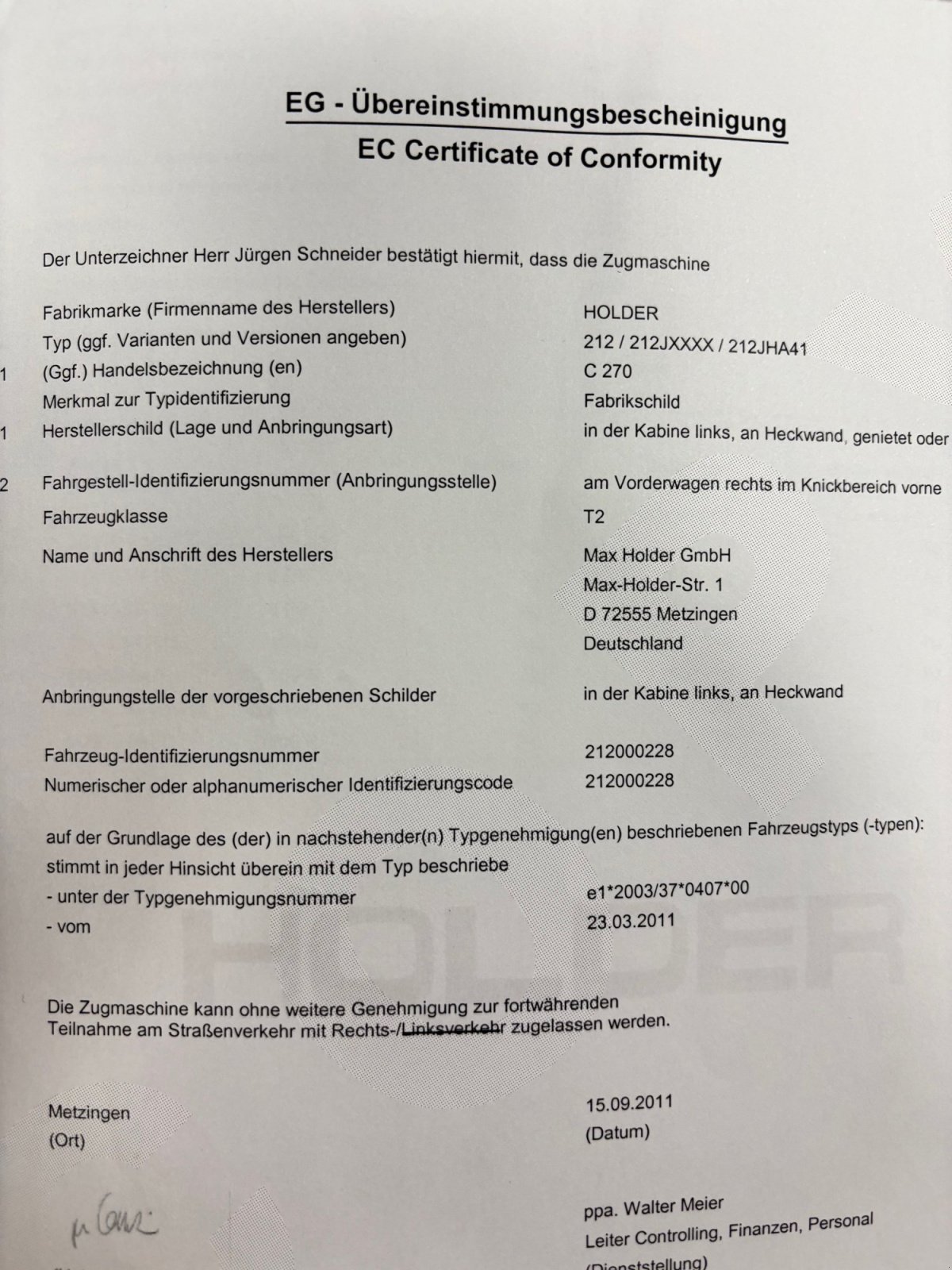 Kommunalfahrzeug tip Holder C 270, Gebrauchtmaschine in Graz (Poză 24)