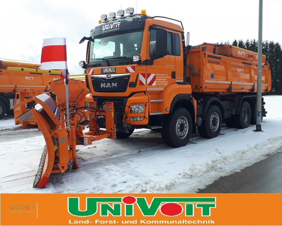 Kommunalfahrzeug typu MAN MAN 35.500 Hydrodrive 4-Achser Winterdienst Schneepflug - Streuer, Gebrauchtmaschine v Warmensteinach (Obrázek 16)
