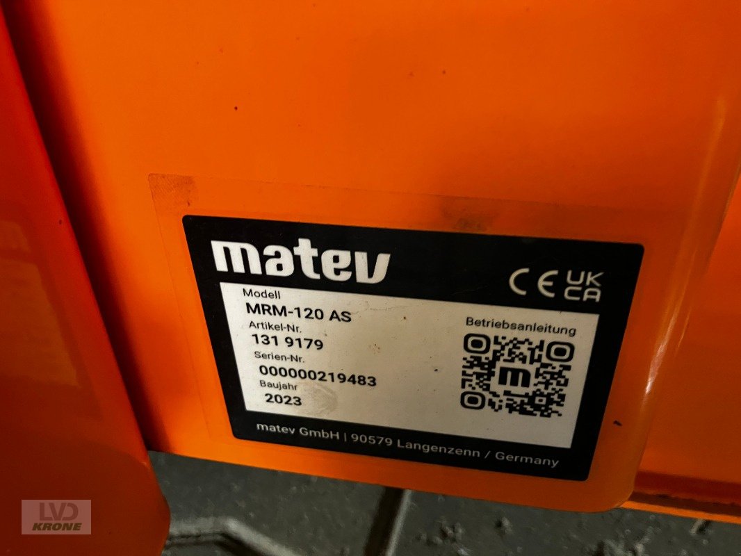 Kommunalfahrzeug του τύπου Matev MRM-120 AS Laubsaugdüse, Gebrauchtmaschine σε Alt-Mölln (Φωτογραφία 12)