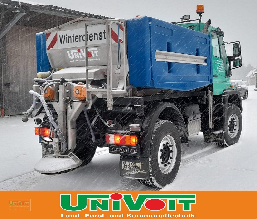 Kommunalfahrzeug des Typs Mercedes-Benz Unimog U 500 Gmeiner Streuer VA Rasco Schneepflug, Gebrauchtmaschine in Warmensteinach (Bild 4)