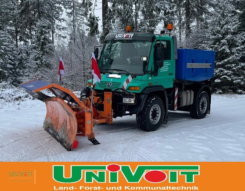 Kommunalfahrzeug des Typs Mercedes-Benz Unimog U 500 Gmeiner Streuer VA Rasco Schneepflug, Gebrauchtmaschine in Warmensteinach (Bild 5)