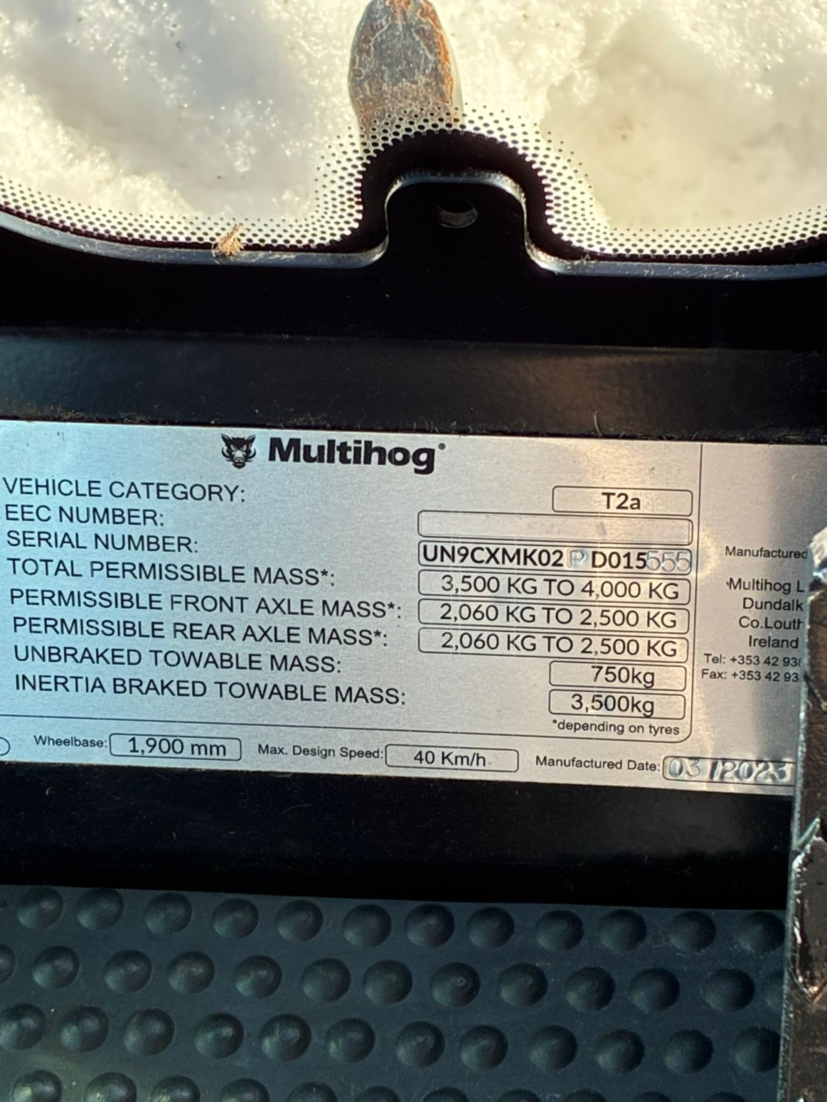 Kommunalfahrzeug типа Multihog CX 75, Gebrauchtmaschine в Wiedemar (Фотография 11)