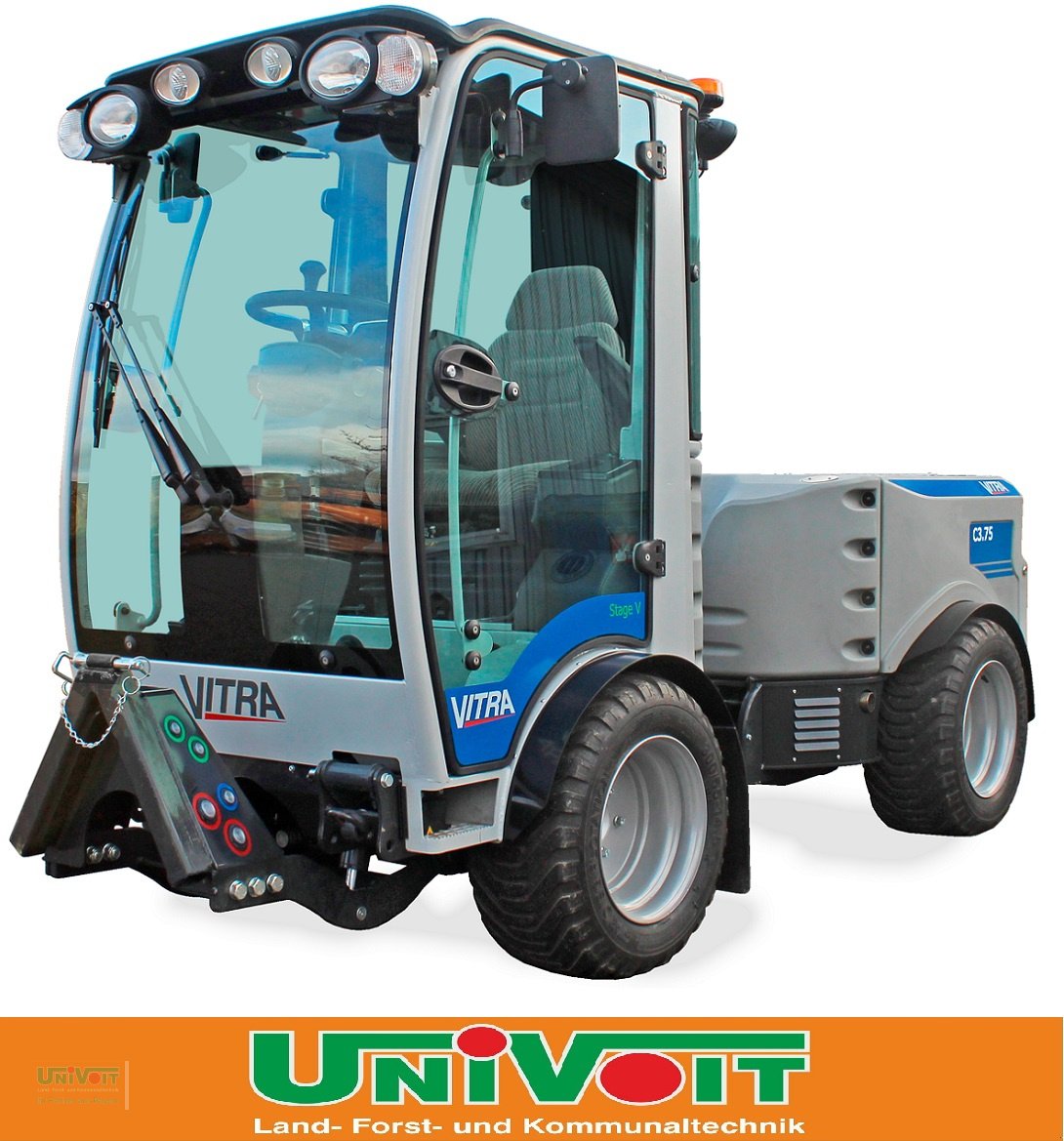 Kommunalfahrzeug des Typs Vitra Vitra Knicklenker mit 75 PS Kommunal Kehr Schneepflug Streuer Winterdienst, Neumaschine in Warmensteinach (Bild 1)