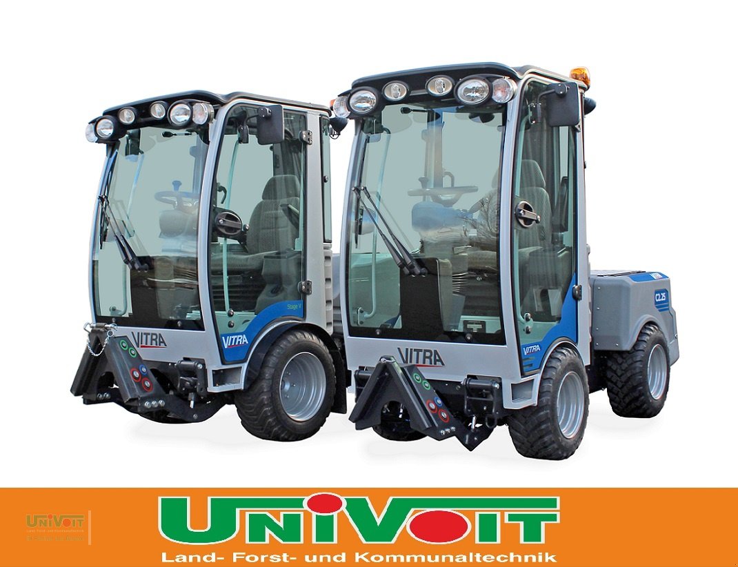 Kommunalfahrzeug des Typs Vitra Vitra Knicklenker mit 75 PS Kommunal Kehr Schneepflug Streuer Winterdienst, Neumaschine in Warmensteinach (Bild 8)