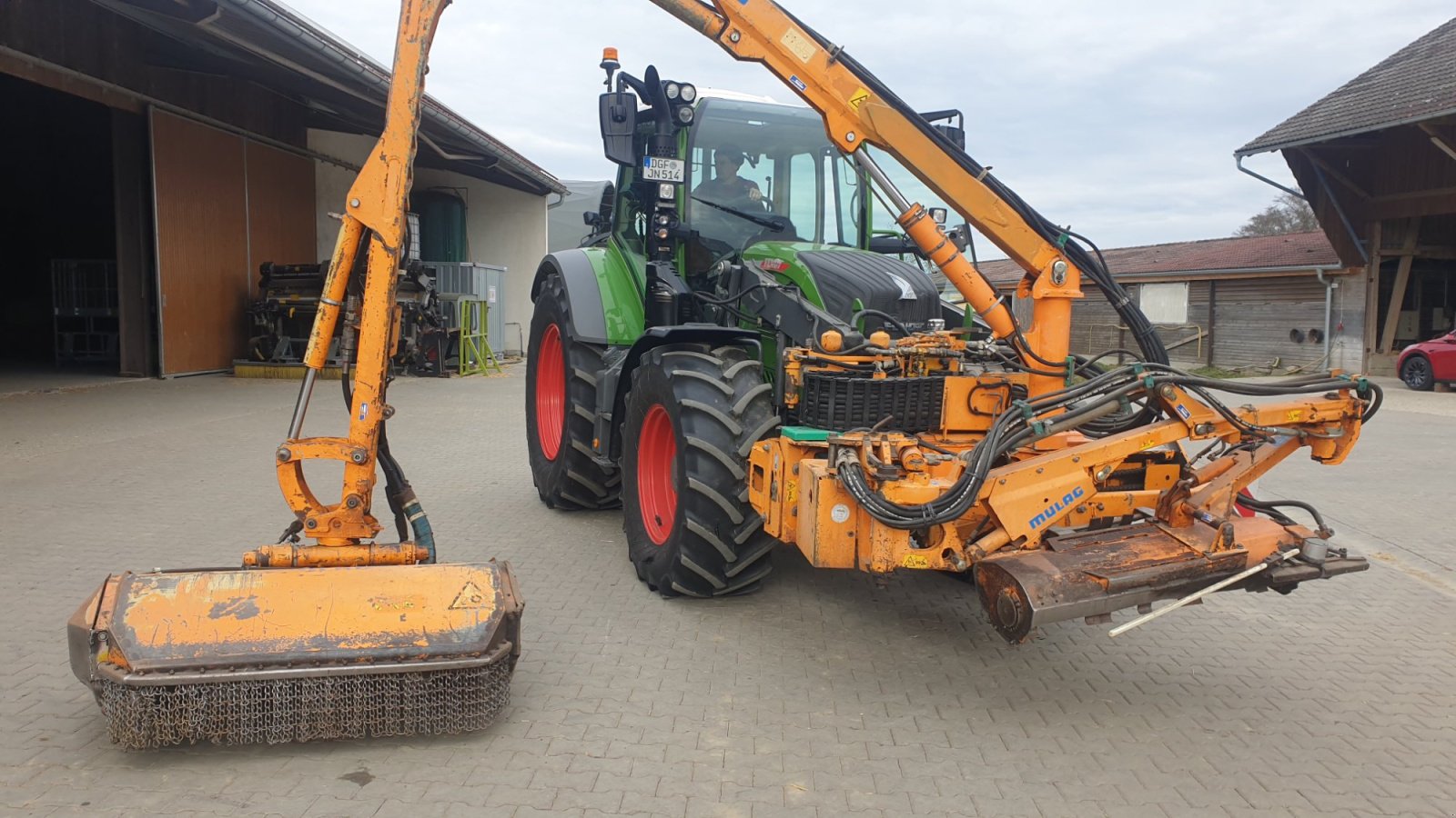 Kommunaltraktor Türe ait Fendt 516, Gebrauchtmaschine içinde Niederviehbach (resim 2)