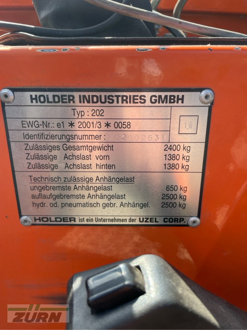 Kommunaltraktor des Typs Holder C2.42, Gebrauchtmaschine in Giebelstadt-Euerhausen (Bild 10)