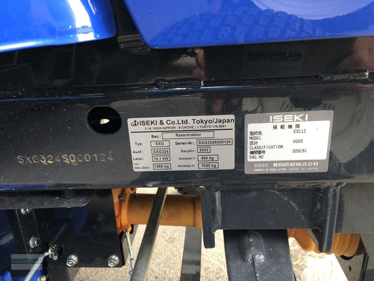 Kommunaltraktor des Typs Iseki SXG 324, Neumaschine in Pettenbach (Bild 8)
