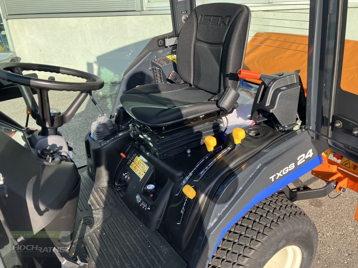 Kommunaltraktor des Typs Iseki TXGS 24 AHL mit Kabine, Neumaschine in Kronstorf (Bild 17)