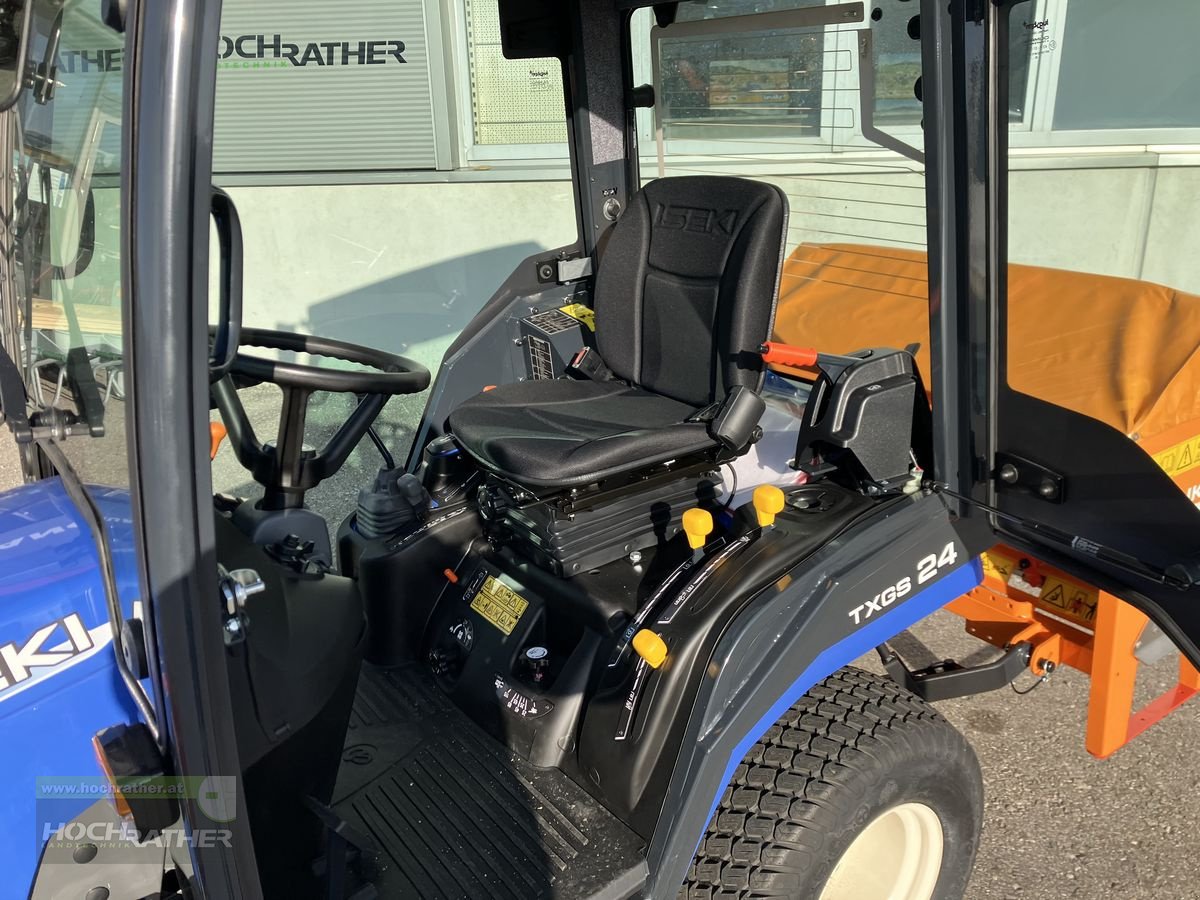 Kommunaltraktor des Typs Iseki TXGS 24 AHL mit Kabine, Neumaschine in Kronstorf (Bild 13)